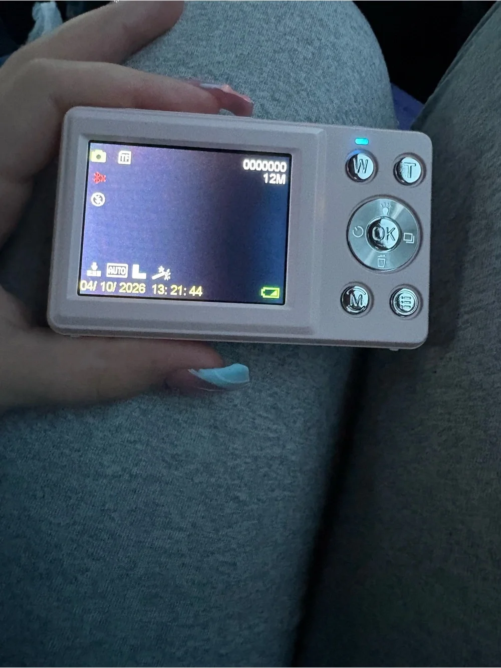 Compact Digital Camera in Light Pink